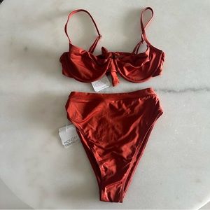 NWT Monday Swimwear Maui Top & Riviera Bottom